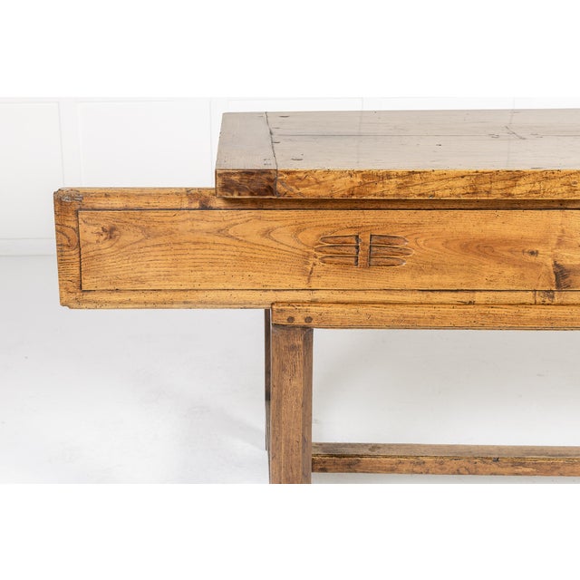 Brown Antique French Oak Table, 1700s For Sale - Image 8 of 11