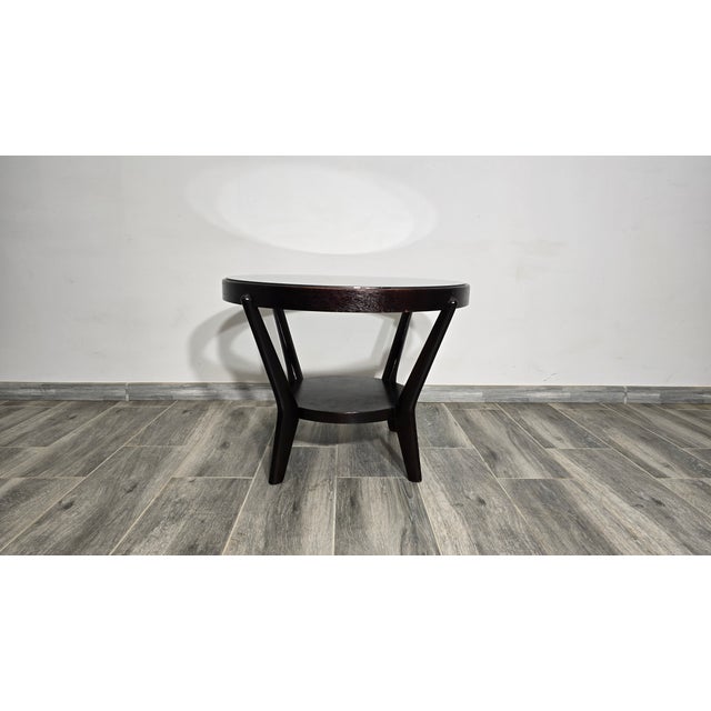 Wood Coffee Table by K. Kozelka For Sale - Image 7 of 10