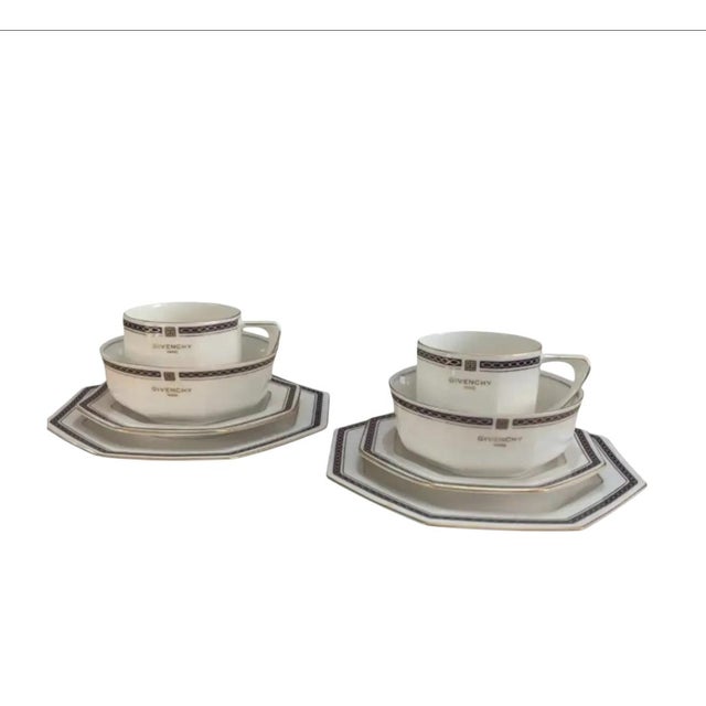 Art Deco Mid 20th Century Givenchy Dinnerware Set - 8 PCS For Sale - Image 3 of 8