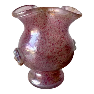 Mid 20th Century Italian Scavo Vase Atributted to Seguso Vetri d'Arte