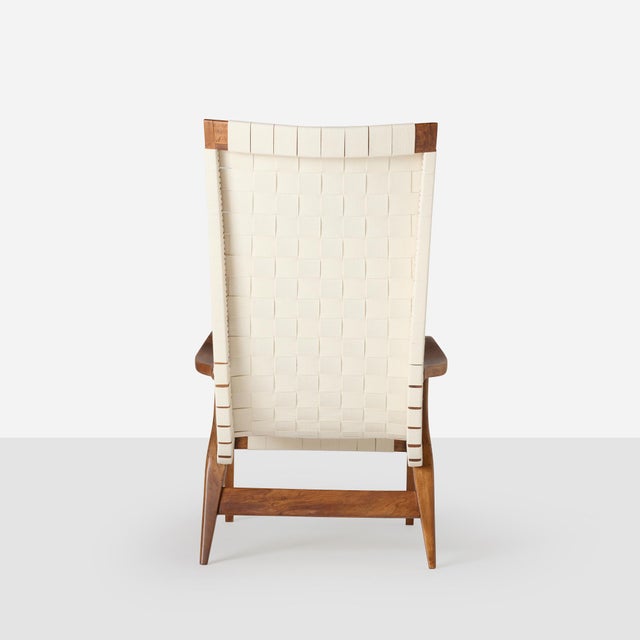 Mid-Century Modern 1940s High Back Model 1207/5-119 Chair Attributed to Axel Larsson for Bodafors For Sale - Image 3 of 10