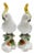 Late 20th Century Vista Alegre Porcelain Cockatoo Parrot Figurines - A Pair For Sale