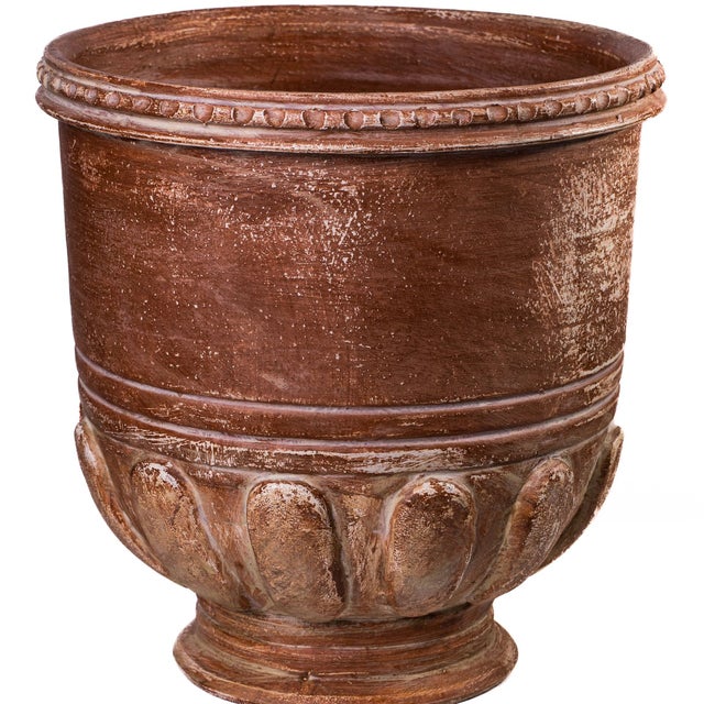 Visha Grecian Terracotta Vase For Sale - Image 4 of 7