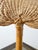 Wood Italian Bamboo, Cane and Rattan Table Lamp with Fan-Shaped Shade in the style of Ingo Maurer, 1960s For Sale - Image 7 of 18