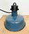 Industrial Blue Enamel Factory Lamp with Cast Iron Top, 1960s For Sale - Image 13 of 16