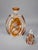 Glass 19c Bohemian Artisan Amber Cut Crystal Decanter For Sale - Image 7 of 9