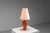 Vintage Wooden Table Lamp with Cone Lampshade, 1970s For Sale - Image 6 of 10
