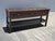 Vintage French Country Red Floral Console Table W a Floral Shelf For Sale - Image 4 of 16