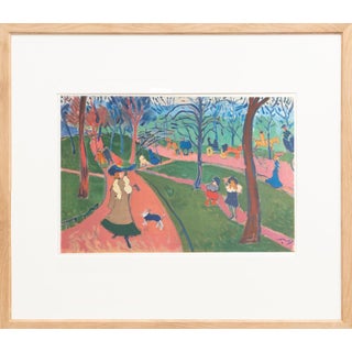 André Derain, Hyde Park, 1972, Color Lithograph, Framed For Sale