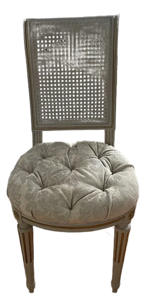 Antique French Cane Back Chair