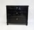 Biedermeier Chest of Drawers in Polished Blackened Wood For Sale - Image 9 of 12