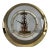 1990s Brass & Glass Seiko Skeleton Clock For Sale