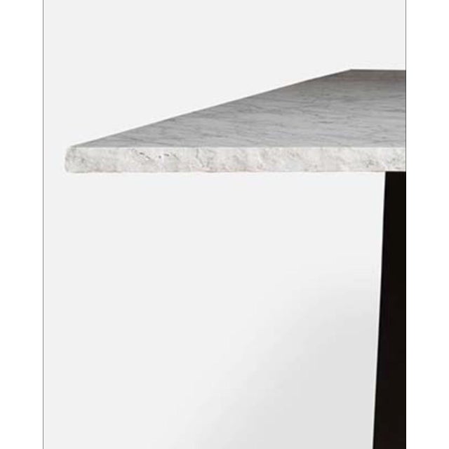 Ambiguita Cantilevered Marble Dining Table by Italian Legendary Design Duo Lella and Massimo Vignelli 1983 For Sale In Miami - Image 6 of 9