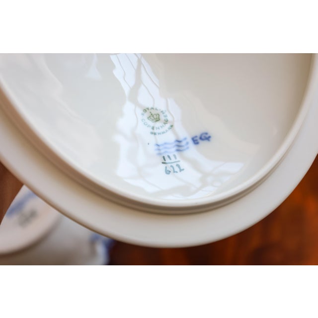 Vintage Royal Copenhagen "Princess" Oval Covered Serving Dish - No. 111/622 - First Quality For Sale - Image 11 of 12