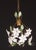 White Vintage Murano Style Chandelier White Flowers, 1980 For Sale - Image 8 of 10