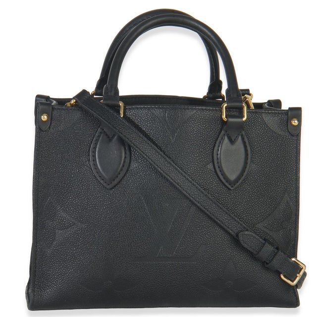 Louis Vuitton Black Monogram Empreinte Onthego BB For Sale - Image 4 of 9