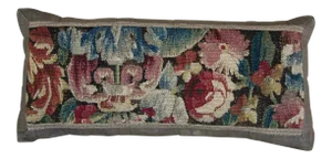 Circa 1670 Antique Brussels Baroque Tapestry Pillow