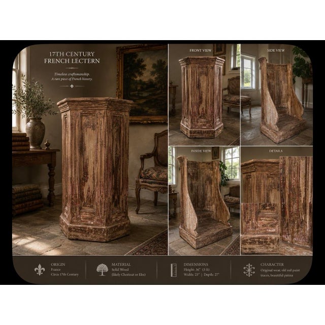 THE TEMPLE CASTLE COLLECTION The Enchanted French Lectern Absolutely ONE of a Kind Some objects enter our lives quietly....