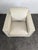 Animal Skin Cream Leather Lounge Chair from Rivolta, Italy, 2000s For Sale - Image 7 of 11