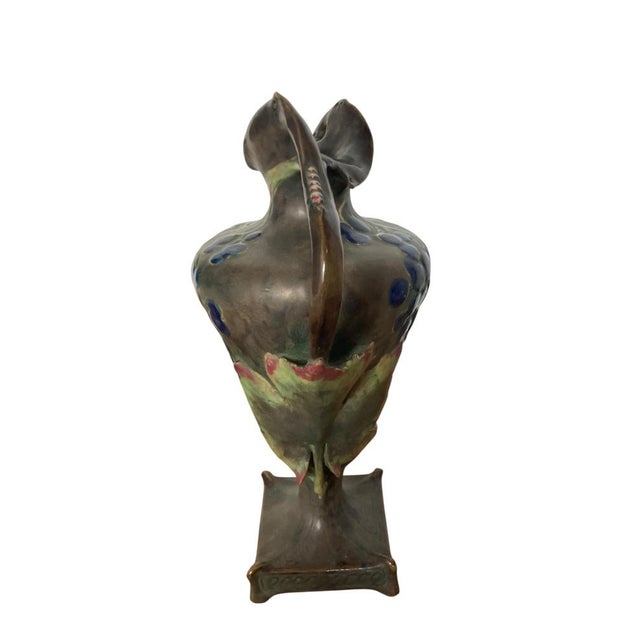 Brown A Art Nouveau Porcelain Vases from Amphora, 1900, Set of 2 For Sale - Image 8 of 18
