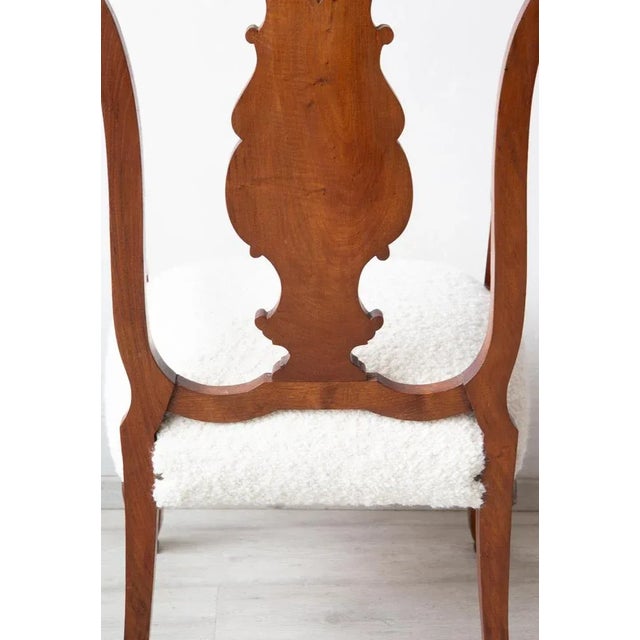 Brown Spanish Chestnut Armchair, 1950s For Sale - Image 8 of 10