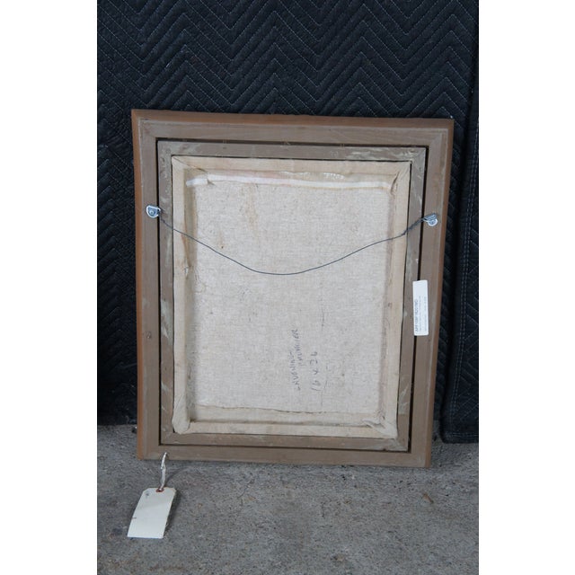 Late 20th Century The Laughing Cavalier After Frans Hals Oil Painting on Canvas Framed For Sale - Image 9 of 12