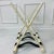 Antique White Vintage 1950’s Faux Bamboo Suitcase Luggage Rack For Sale - Image 8 of 10