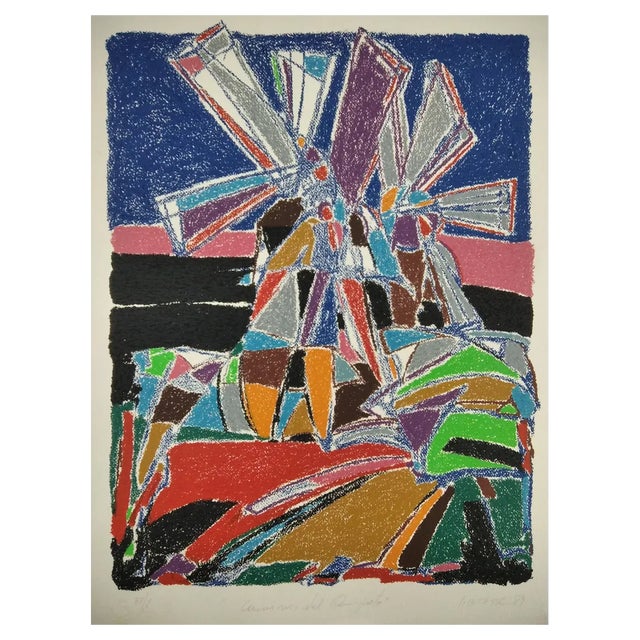 Carlos Catasse, Caminos del Quijote, 1989, Screenprint For Sale