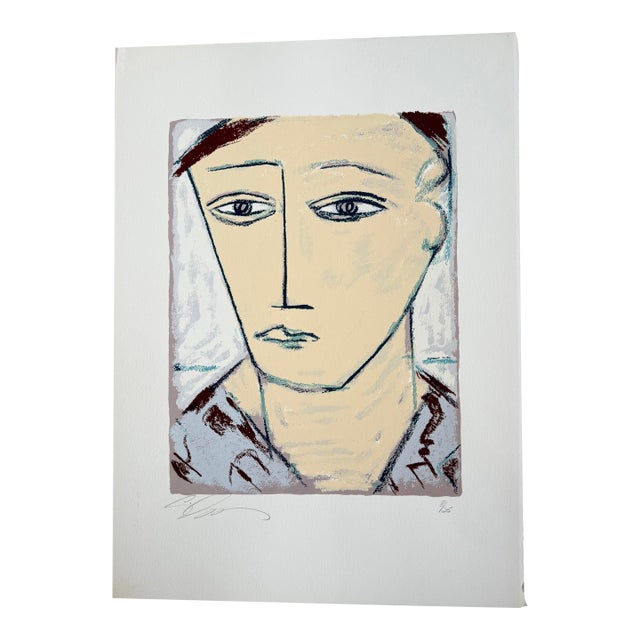 1991 E. J. Gold Serigraph Print “Faces of War” Series #5 For Sale