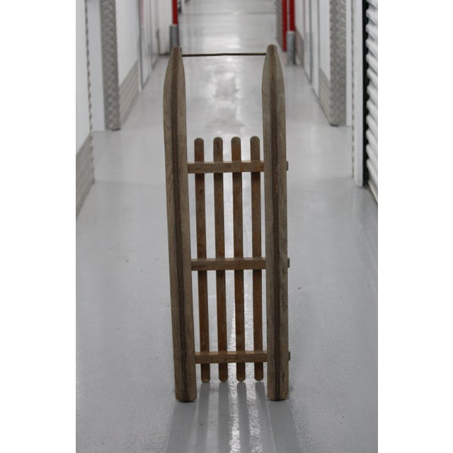 Wood Snow Sled, France, 1950s For Sale - Image 10 of 18