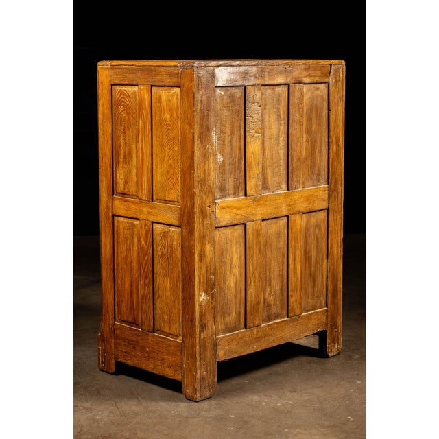 Early 20th Century Early 20th Century 4-Door Oak Ice Box For Sale - Image 5 of 11