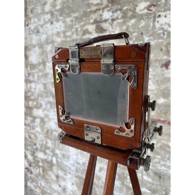 Vintage Wista Field 45 Wooden Large Format Camera on Extendable Tripod For Sale In New York - Image 6 of 12