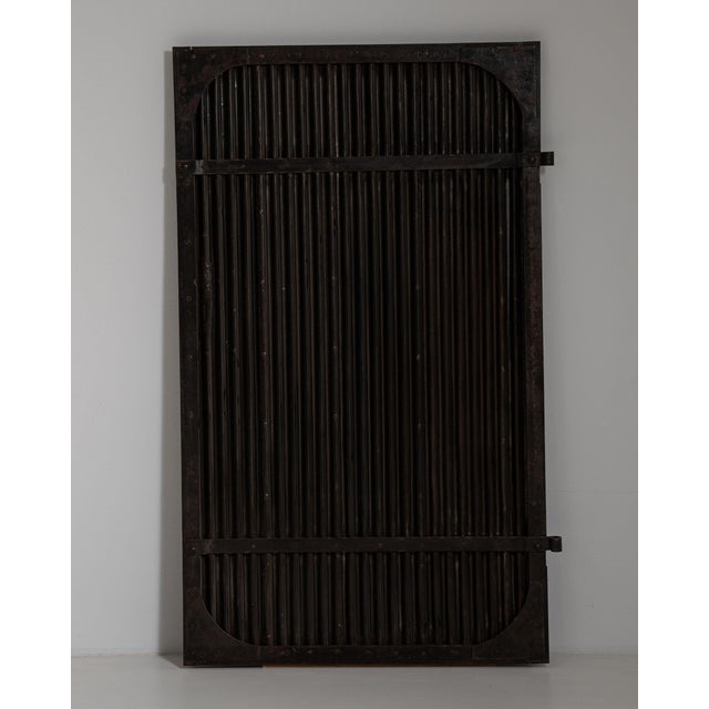 Early 20th Century Czech Republic Black Iron Door For Sale - Image 12 of 17