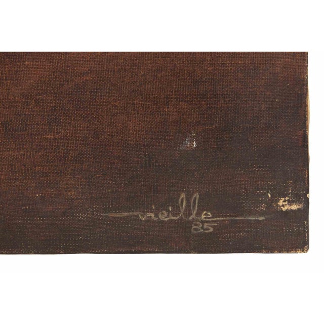 Unknown, Untitled (Orange in a Broken Glass), 1985, Oil Paint For Sale - Image 4 of 7