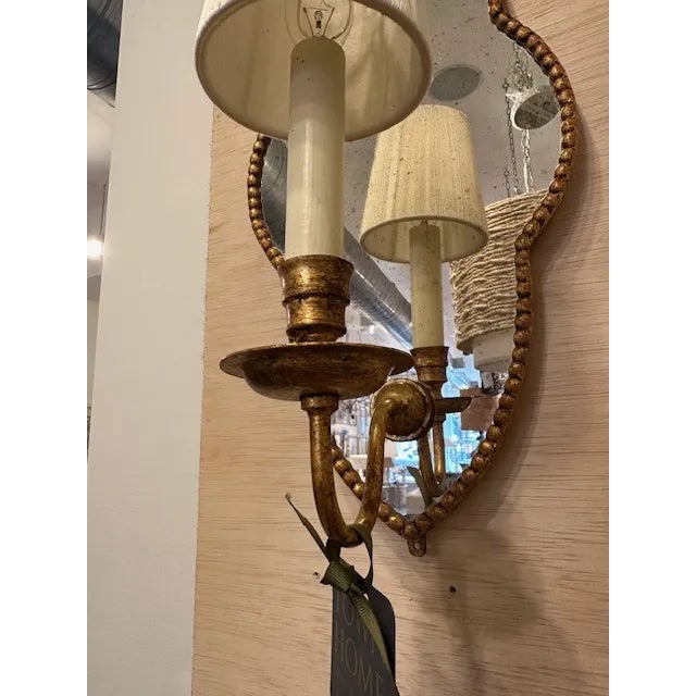 Transitional Vaughan Designs Cobham Mirror Wall Light For Sale - Image 3 of 6