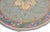 Art Deco Vintage Chinese Art Deco Hand Knotted Wool Rug, 6'4'' X 7'5'' Round For Sale - Image 3 of 4