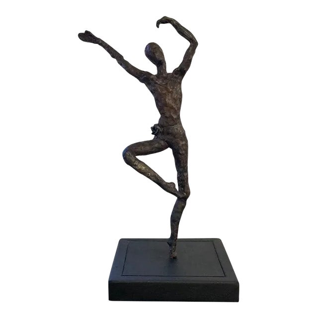 Mid Century Vintage Modern Female Ballerina Original Sculpture For Sale