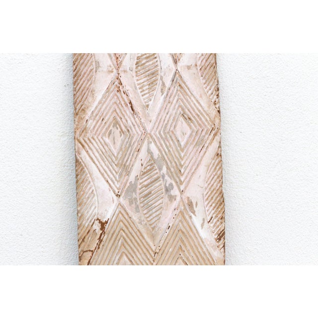 Early 20th Century Antique Architectural White Kaolin Carved Panel For Sale - Image 5 of 7