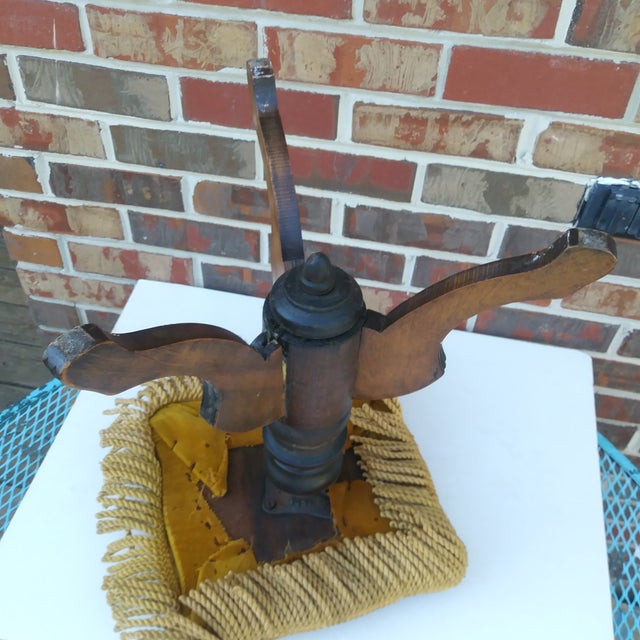 Antique Victorian Tonk Piano or Organ Stool Chicago & New York For Sale - Image 11 of 17