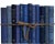 Transitional Decorative Books - Vintage Denim Book Bundle - 1 Foot of Blue Books For Sale - Image 3 of 3