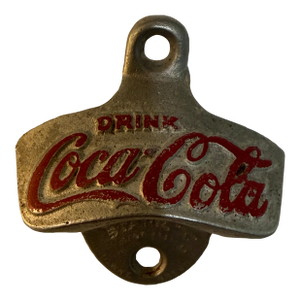Vintage Coca-Cola Starr X Wall-Mount Bottle Opener, Cast Metal