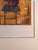 Burnt Orange Late 20th Century Van Der Reis Signed Limited Ed Print 29x34 Museum Glass For Sale - Image 8 of 9
