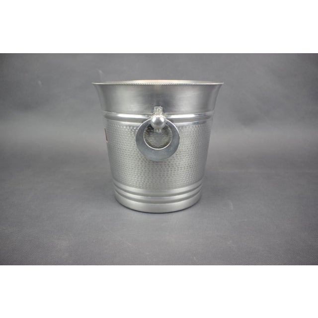 Italian Ice Bucket in Aluminum from Cinzano, 1970s For Sale - Image 3 of 11