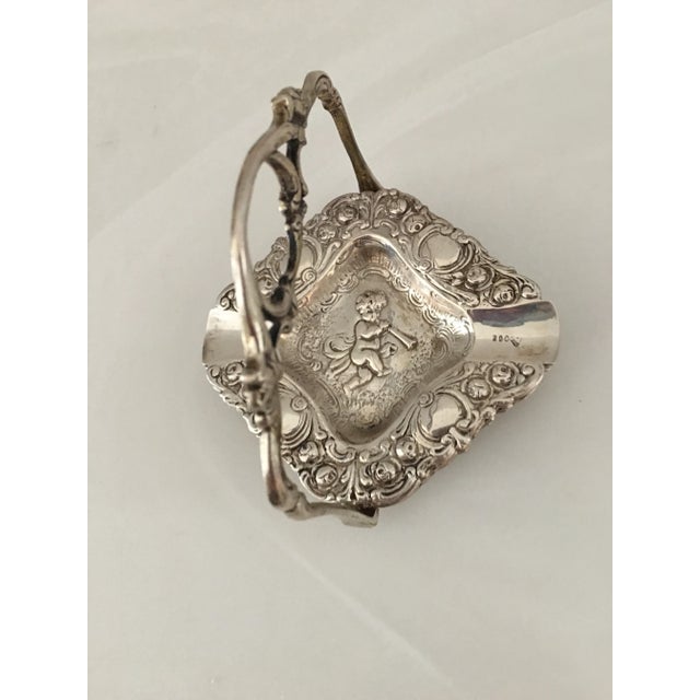 1940s 1940s 800 Silver Stacking Cherub Ashtray, Germany For Sale - Image 5 of 8