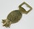 Figurative Vintage Brass Pineapple Motif Bottle Opener For Sale - Image 3 of 4