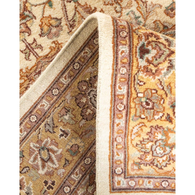 Mogul, One-of-a-Kind Hand-Knotted Runner Rug - Ivory, 2' 8" x 12' 6" For Sale In New York - Image 6 of 8