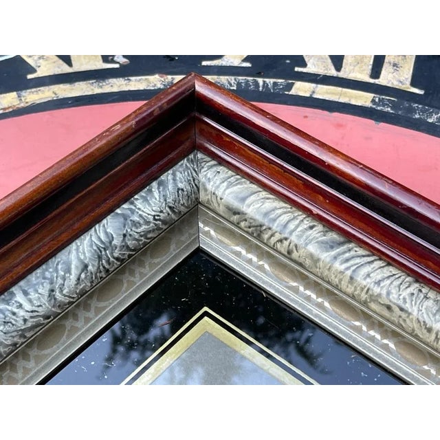 American Antique 1876 Framed 13 Star Centennial Parade Flag For Sale - Image 3 of 7