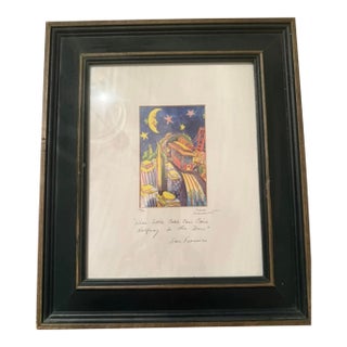 1980s Mark Monsarrat Limited Ed Print Framed Signed Cable Car San Francisco Framed For Sale