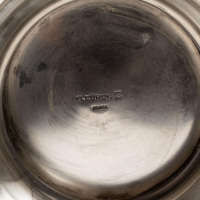 Mid 20th Century France Silver Metal Ice Bucket For Sale - Image 13 of 15