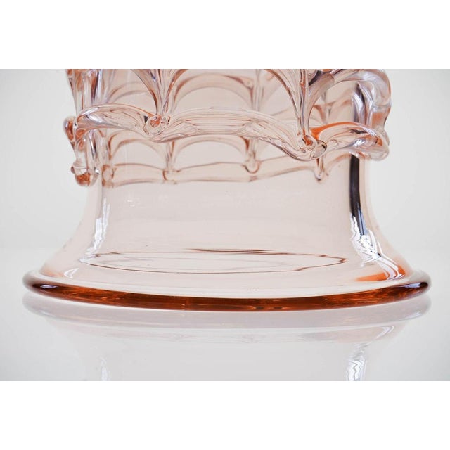 Large Murano Glass Rose Vase or Ice Bucket from Seguso Vetri d'Arte, 1960s For Sale - Image 14 of 18